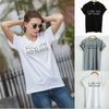 Fashion Clothes Summer T-shirts Women's Casual Short Sleeve Shirts Letter Printed Blouses Ladies Solid Color Loose Cotton T-shirts