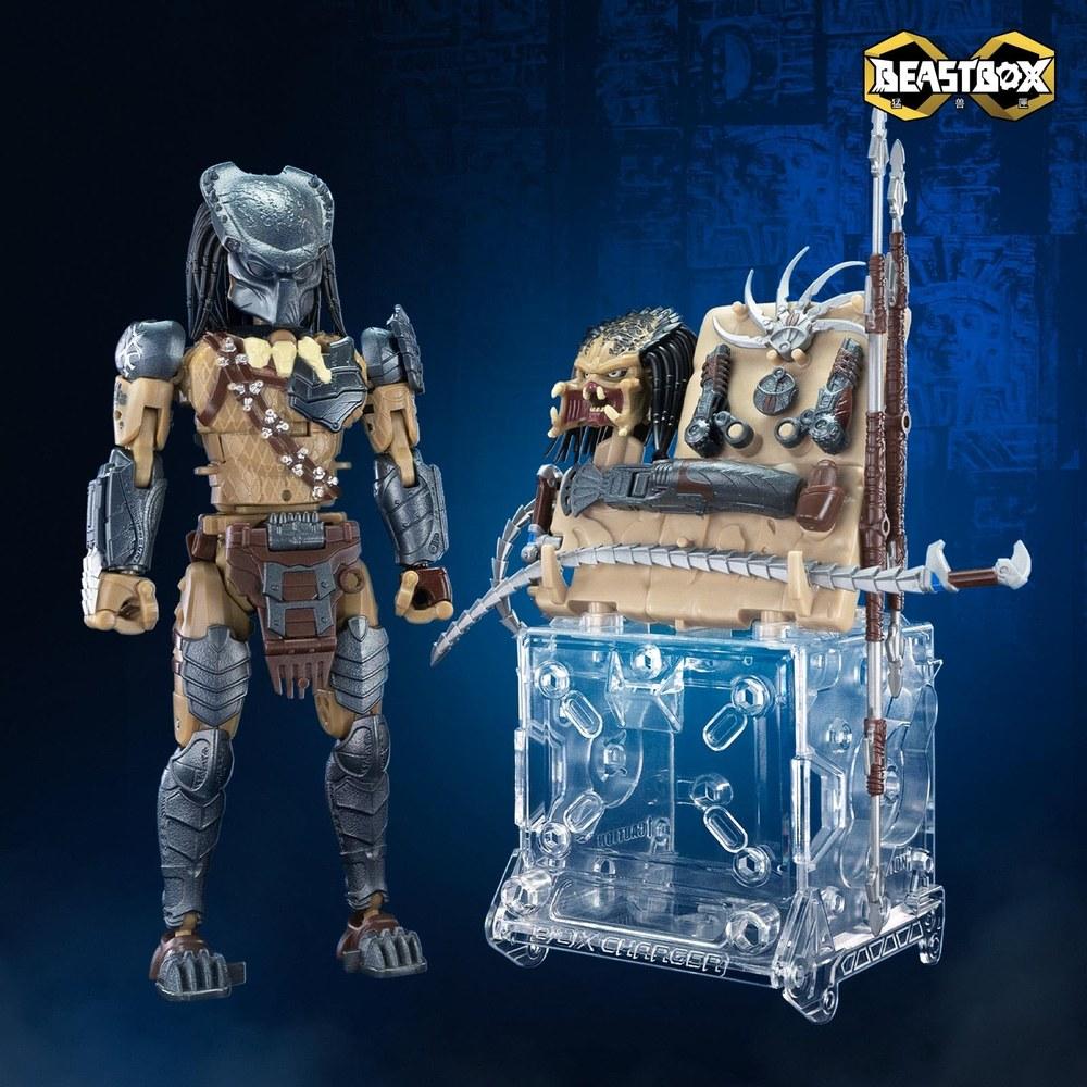 52TOYS BeastBox Infinity Series IB-17 Wolf Predator Transforming Action Figure Painted Highly Articulated Mecha Robot Cube Suitable As Gift for