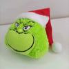 Soft Plush Toy with Santa Hat for Holiday Decorations and Gifts Unique Character Design Stuffed Pillow for Home Office and Kids Room