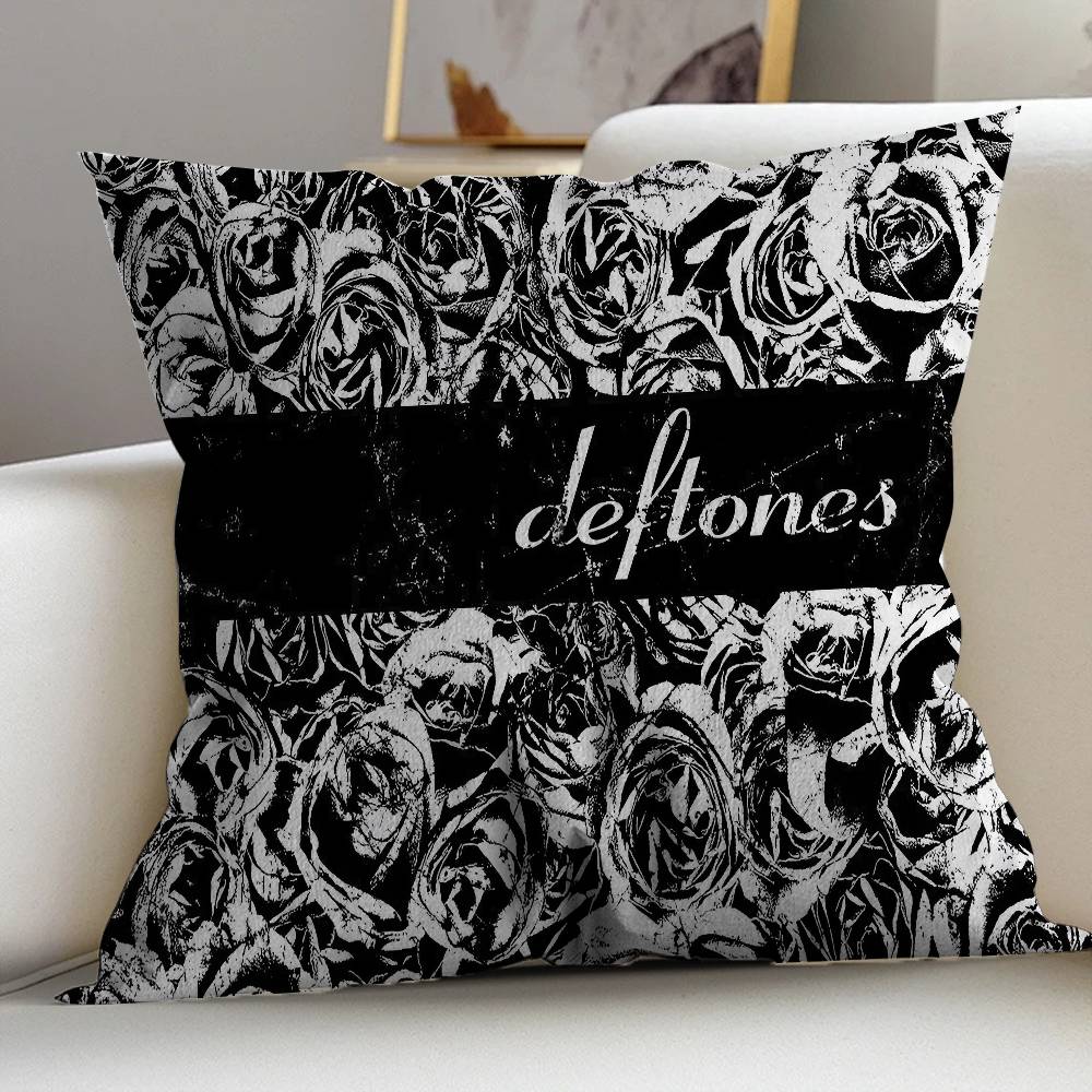 D-Deftones Music Album Pillow Cushion Cover Pillowcase Living Room Sofa Home Decor Customized