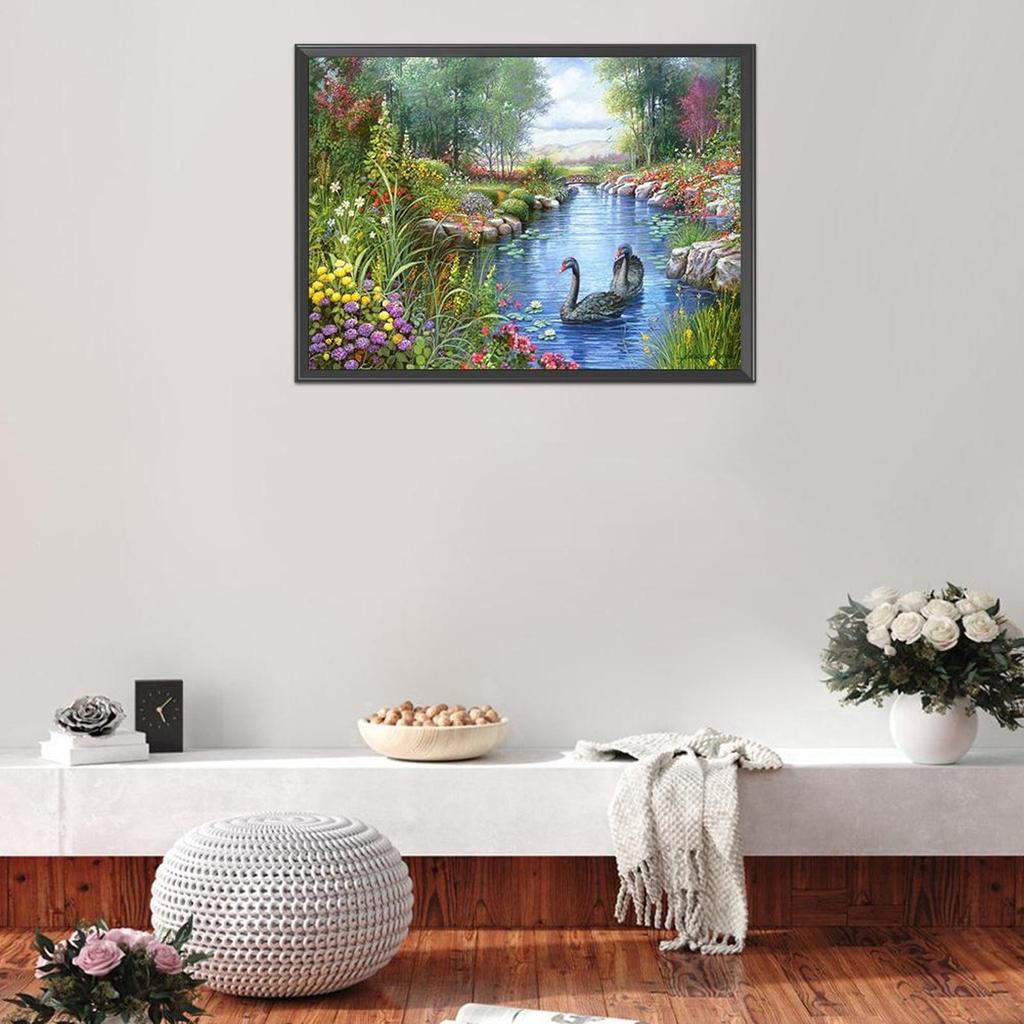 Cotton Cross Stitch Different Sizes Cotton Thread Printed DIY Needlepoint Kits Colorful Fabric Embroidery Crafts for Adults