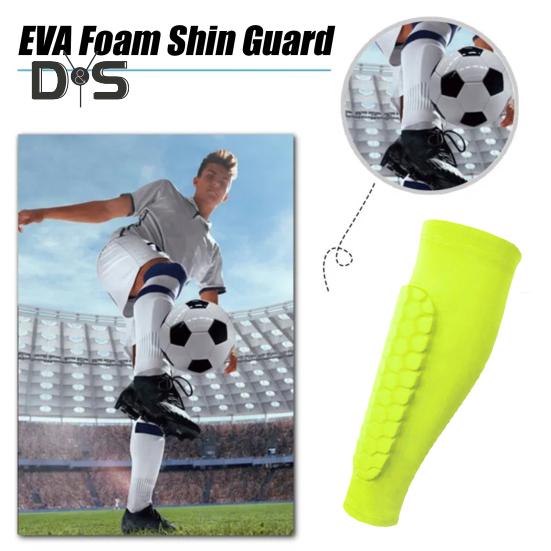 Soccer Shin Guard Sleeves Calf Compression Sleeve with Honeycomb Pads Leg Protection Shin Pad for Kids And Adults Soccer Football Sports