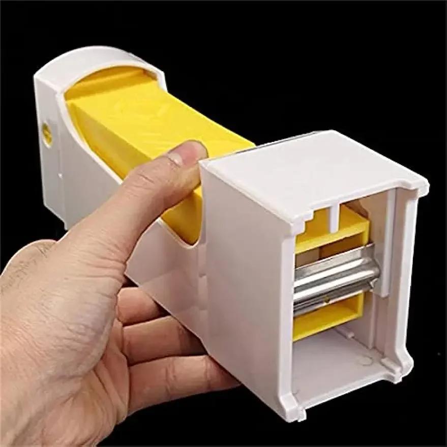 Portable Butter Cheese Cutter Squeeze Dispenser - Automatic Handheld Kitchen Tool with Stainless Steel Blade Food Grade Utensils