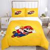 Super Mario Adventure Print 3Pcs Bedding Setduvet Cover With 2 Bedropillowcase Home Birthday Gift