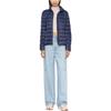 Polo Ralph Lauren FW22 Unifarbene Stehkragen Reißverschluss Lässige Langarmjacke Damenjacken Blau 211854770003
