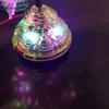 Crystal Colorful Lotus Simulated Candlestick Home Temple Radio Station Candle Holders Decoration Feng Shui  Flower Home Decor