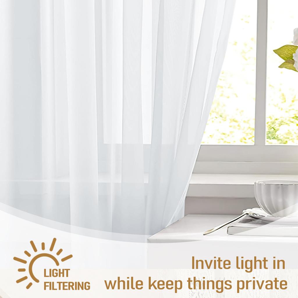 2025Solid Color Perforated Window Screen Semi-Blackout Curtain Living Room Balcony Window Screen Door Curtain Decoration