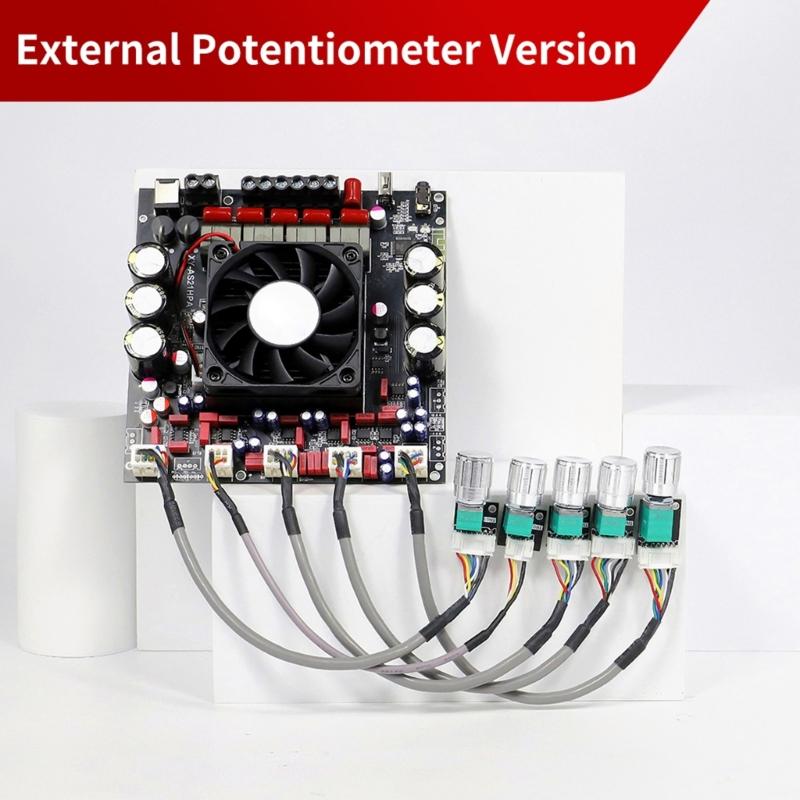 300Wx2 600W 2.1 Channel Amplifier Advanced Cooling Systems for Customized Listening Experience Home Entertainment Party
