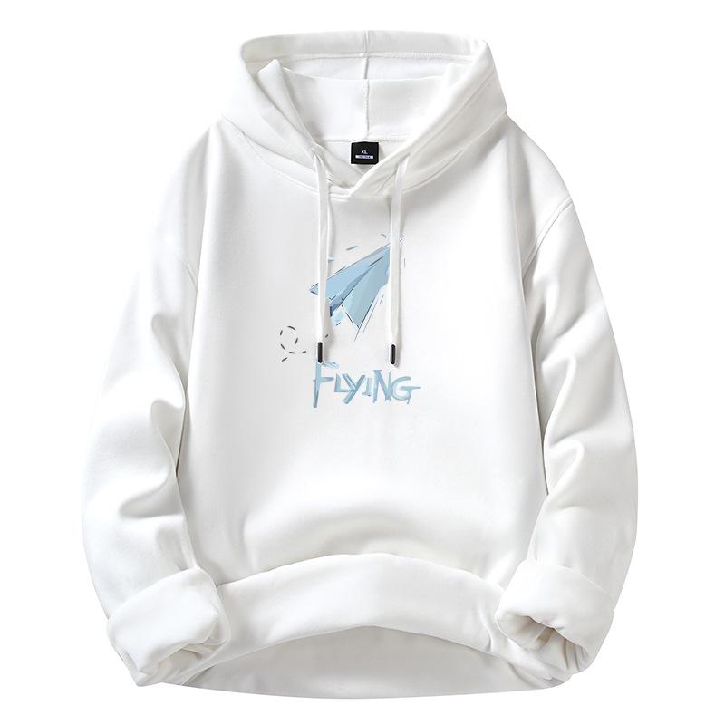 New Cotton Thickened Loose Men's Jacket Fashion Hoodie Trend Sweatshirt Tops