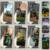 Farm Vehicle Tractor Case For Xiaomi Redmi Note 11 Pro 8 9 10 12 Pro 8T 9S 10S 11S Redmi 10 10A 10C 12C 9C Coque