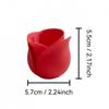 Unique Mini Rose Shape Pots Plastic Green Onion Pots Modern 3D Printed Plant Pot  Indoor Plants