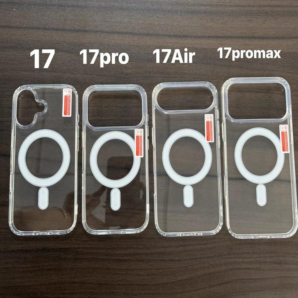 Magnetic Wireless Charging for Apple 17ProMax Simple Mobile Phone Case 16/15/14/13/12/11 Magnetic Attraction