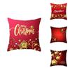 Weihnachtskissen Merry Cover Rot Weihnachtsmann Weihnachten Zuhause Sofa Dekor Neujahr 18