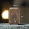 Zaki Bodhisattva Agarwood Chess Pendant: Chinese Style Wooden Handheld Necklace.