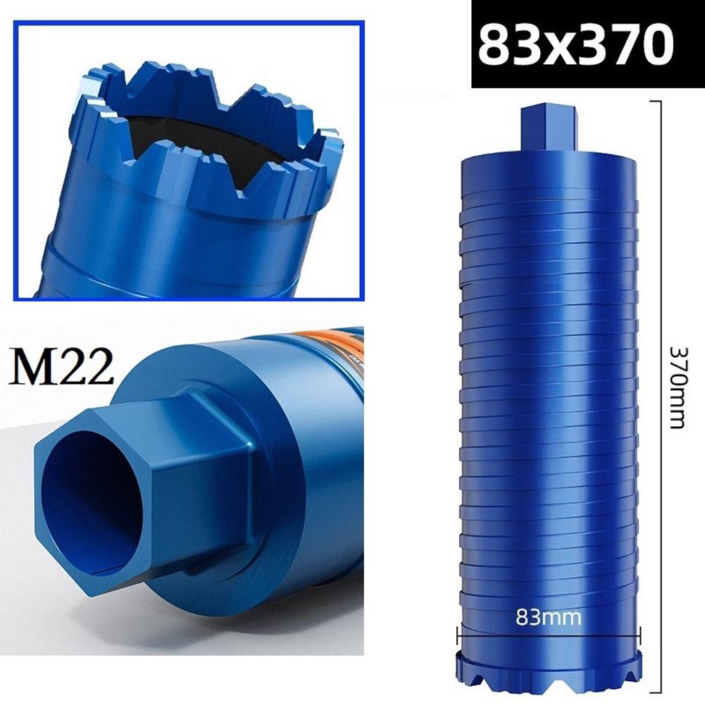 370mm Core Drill Hole Opener Drill Bit Dry Drilling Versatile Applications Wet Drilling Sturdy Material Superior Performance