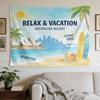 A Stylish Tapestry, Sunny, Vibrant, Relaxed.,perfect for Sprucing up Wall Decor in Homes, Dorms and Bedrooms.