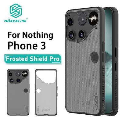 NILLKIN Pro pouzdro na telefon Nothing Phone 3 Super Frosted Shield Pro Tvrdý PC+TPU skořepina Nárazuvzdorný zadní kryt
