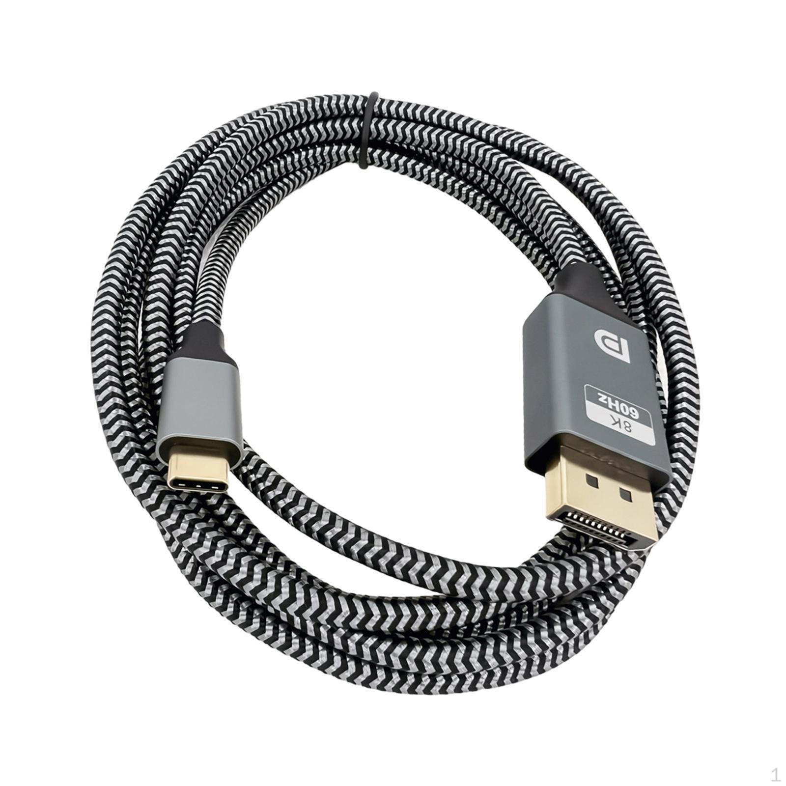 

Кабель USB C-DP 1,4 длиной 1,8 метра, адаптер типа Plug and Play 8K для домашних офисов