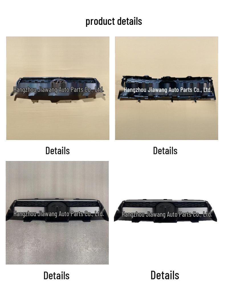 Compatible Grille with Chrome Strip & Emblem for 2009 Toyota RAV4 (53101-0R080)