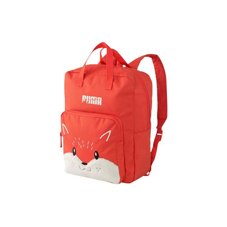 Puma Рюкзак с животными Лиса Тканевый портфель Женские рюкзаки Красный 077455-01 Red