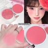 Korean Style Matte Single Color Blush For Natural Complexion