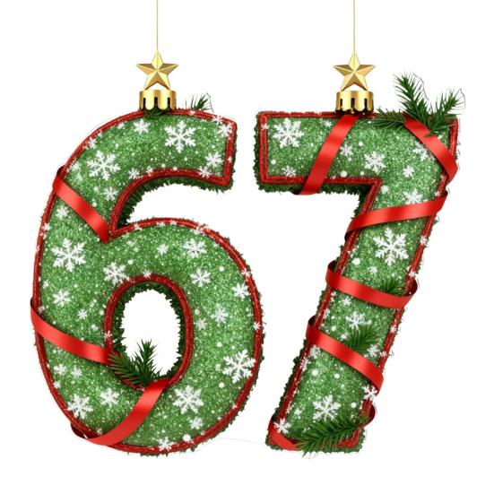 

67 Смішні Різдвяні Прикраси 2025 Ручна Робота Прикраса Санта Клауса Шість Сім Мем Декор Дзеркало Заднього Виду Святковий Подарунок Декор N