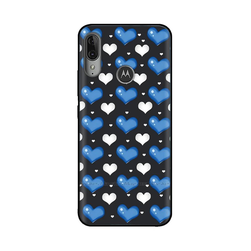 For Moto E6 Plus Case Soft Black Silicone Phone Back Cover For Motorola Moto E6 Play E6s 2020 MotoE6 Plus Case Cover Coque Funda