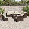 VidaXL Garden Lounge Set with Cushions 13 Pcs, Sofas with Adjustable Feet, Outdoor Furniture Set Patio Terrace, 3250322
