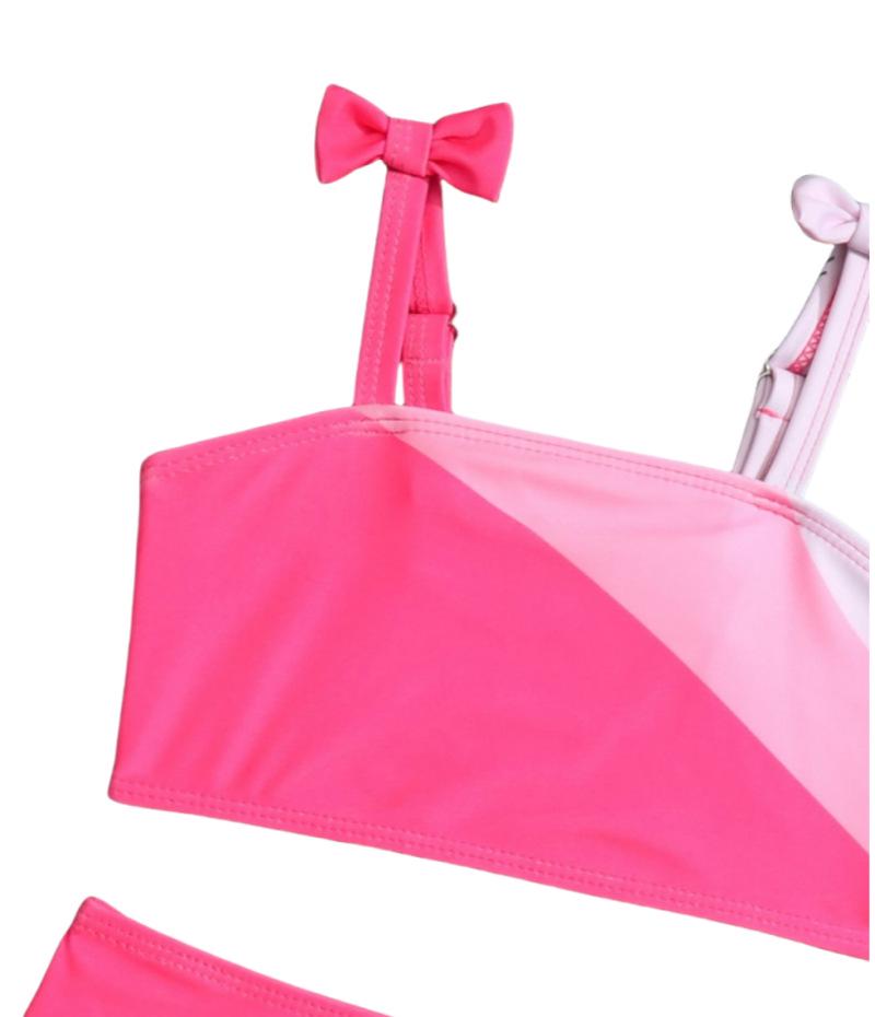 2024 Cute Two-Piece Girls' Bikini Swimsuit for Small and Medium Children