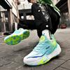 Men's Basketball Shoes Breathable Cushioning Non-Slip Wearable Runing Shoes Gym Training Athletic Basketball Sneakers for Women