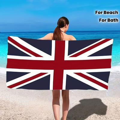 1pc Hot- National Flag Beach Towel, Bath Towel, Multipurpose Towel, Casual Beach Towel