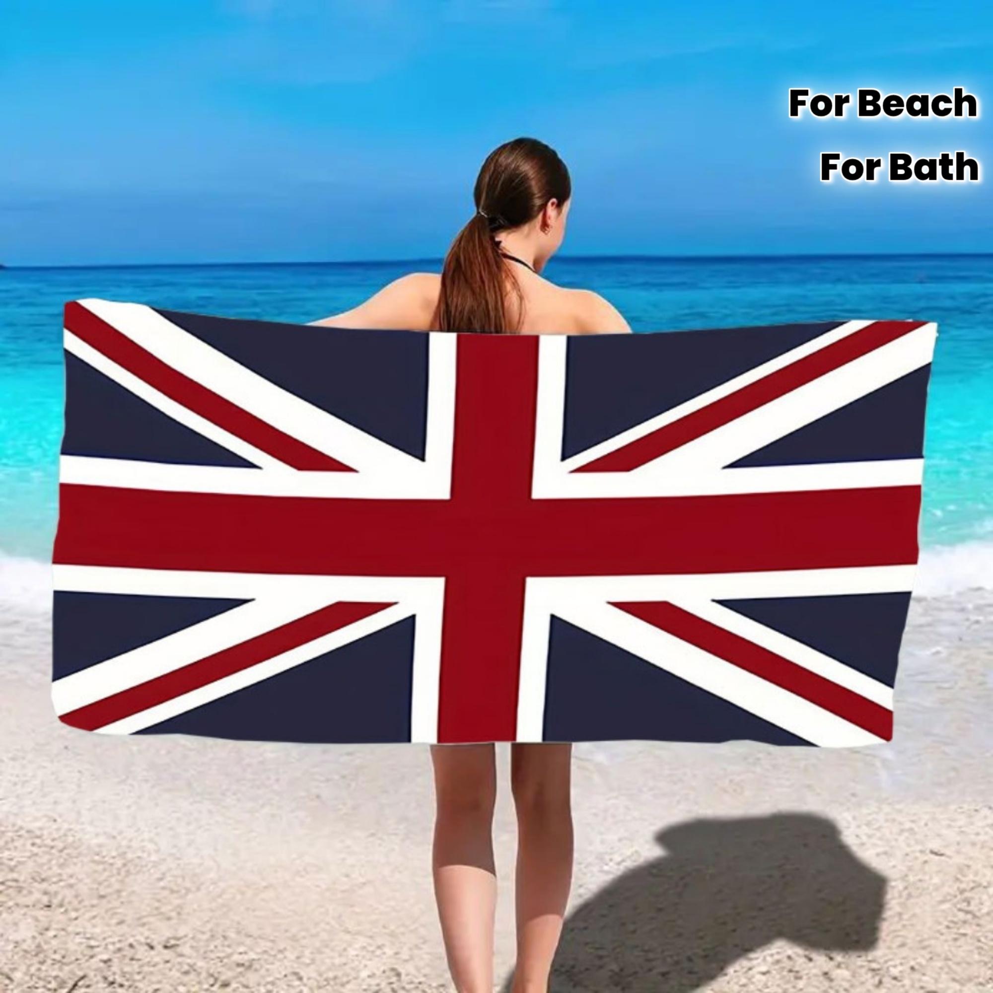 

1pc Hot- National Flag Beach Towel, Bath Towel, Multipurpose Towel, Casual Beach Towel W30*H60(CM)