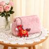 1PC Convenient Festive Decorative Practicality Red Gift Cartoon Handbags Horse Keychain Souvenirs Cute Backpacks