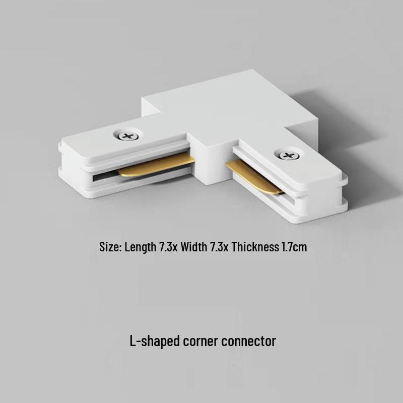 Copper Rail LED Plant Spotlight: Universal Aluminum Track Light Connector, 0.5m Rail