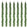 Artificial Christmas Wreath: Soft PE Pine Needles & Cypress with Norfolk Pine Greenery