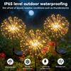 Solar Dandelion Garden Light, Outdoor Solar Powered Dandelion Lamp with Stake, Waterproof Solar Pathway Light for Yard Lawn