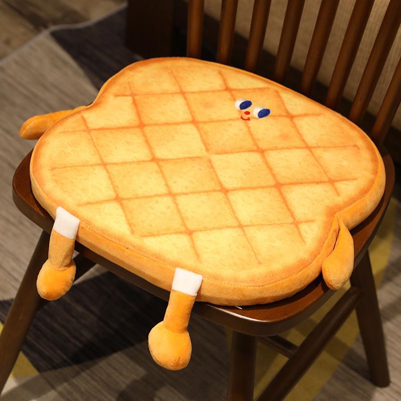 

Themed Toast Playful Seat Pad Pillow With Removable Cover For Office Living Room Pineapple Bread Toast