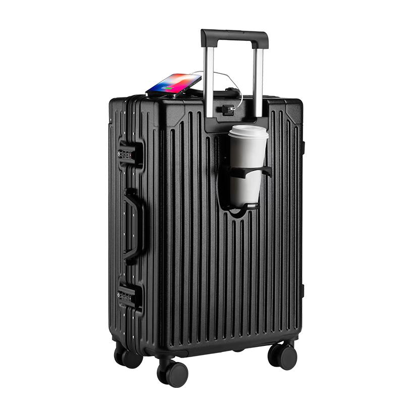 PEPSI Aluminum Frame Hardshell Luggage 22-inch Checked