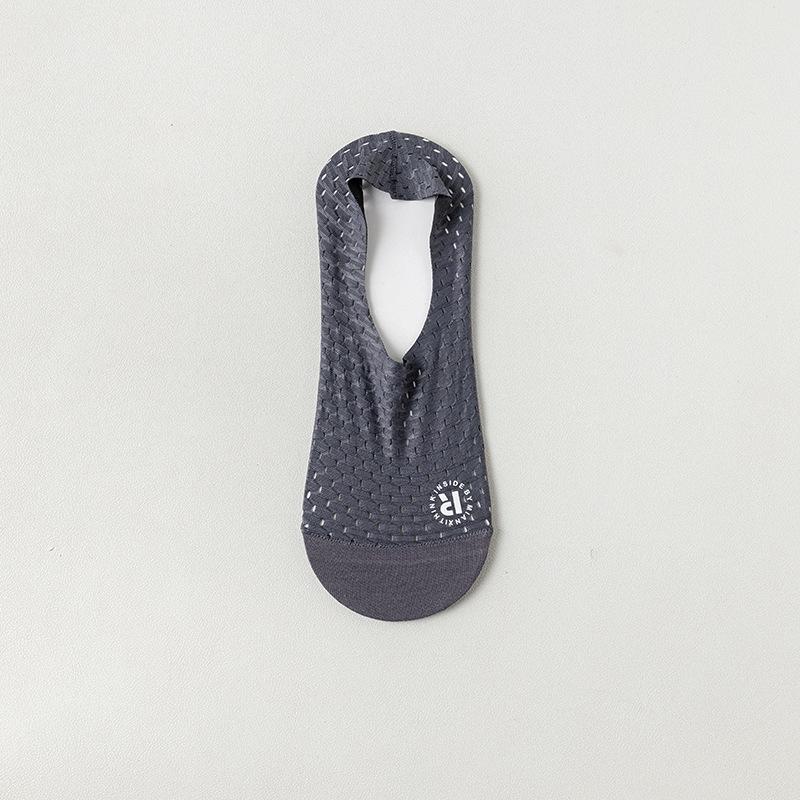 

Мужские летние низкие невидимые носки-лодочки - Чистый хлопок и сетка из ледяного шелка One Size