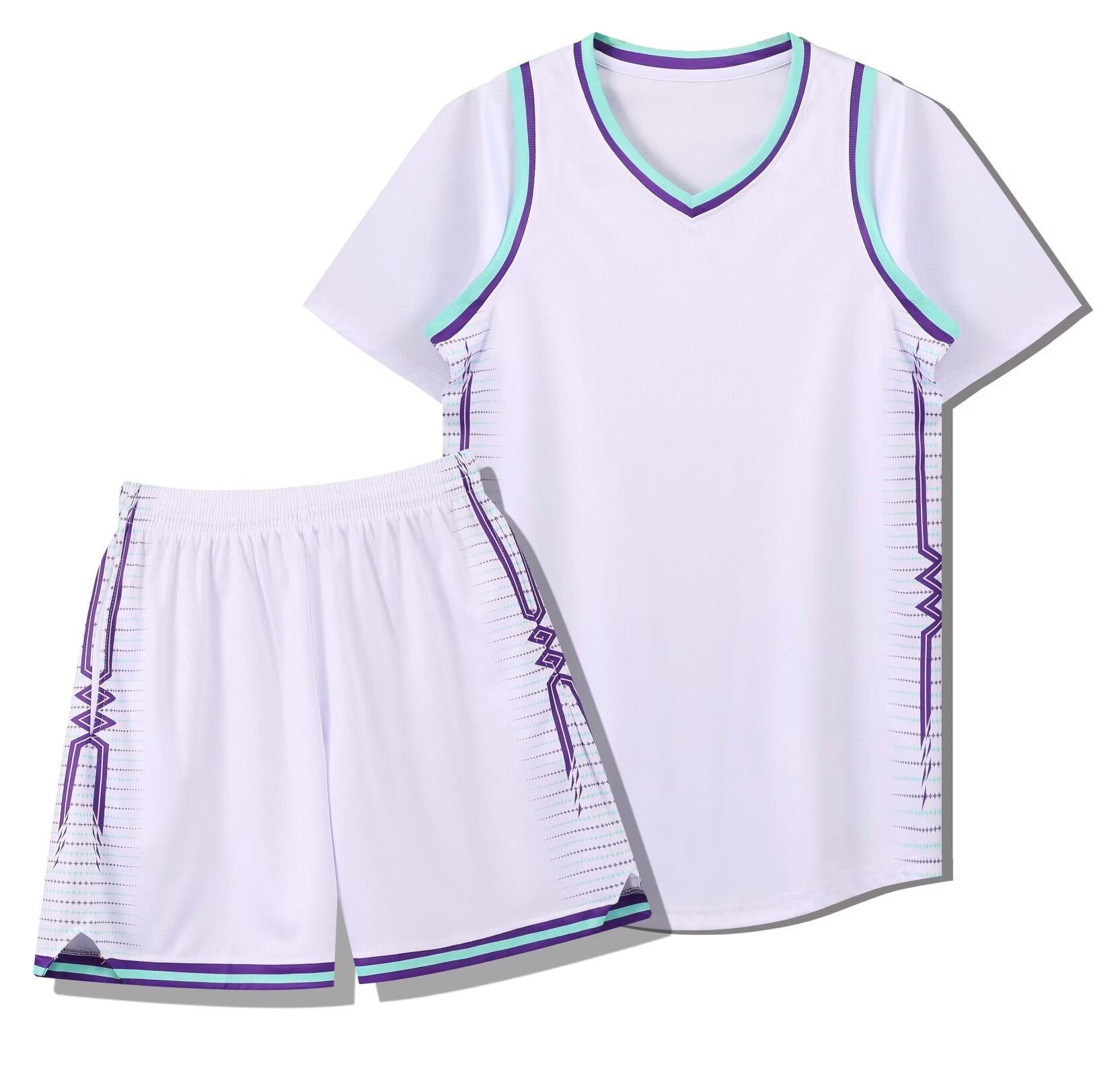 

287 American Fake Two-Piece Set, Basketball Jersey Set, Adult Men S And Women S Print Jersey, With Pockets On Both Sides Xs-4Xl XS/140