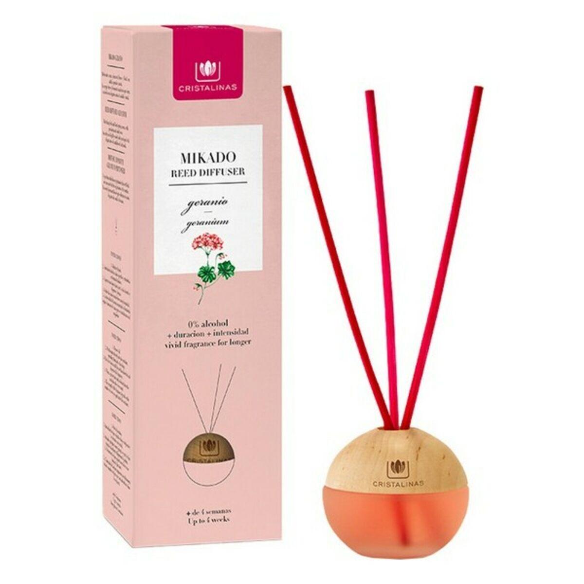 

Освежитель воздуха Mikado Cristalinas Geranium (20мл) TU прозрачный