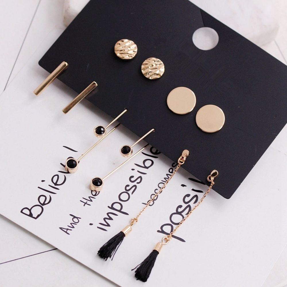 

5 пар/компл. новые модные женские акриловые эффектные серьги-гвоздики с кисточками, длинные висячие серьги, наборы из сплава