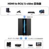 HDMI'dan S-Video RCA Dönüştürücü, HDMI'dan S-Video AV Dönüştürücü. DVD, Amazon TV Stick, PS3 ve PS4 dahil olmak üzere eski TV'lerde HD içerik oynatın.