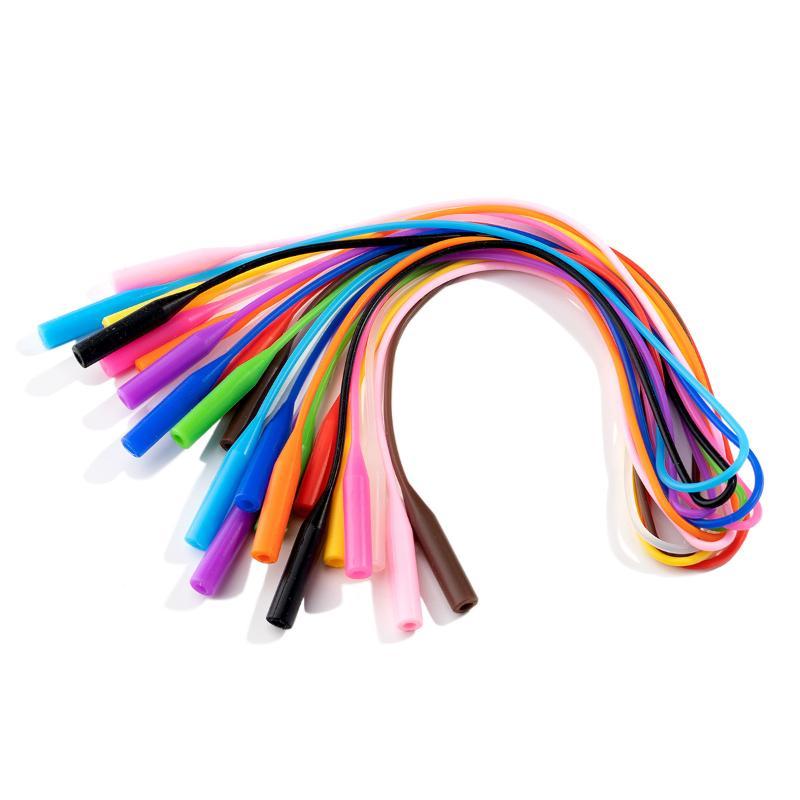 Silicone Glasses Strap Anti Slip Eyeglass Lanyard Spectacle Holder Cord Eyewear Retainer For Adults Kids Sports Outdoor Use