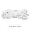 White Pull Cord Nylon Starter Rope Durable Recoil Starter Rope for GX160 Recoil Starter Chain Saw