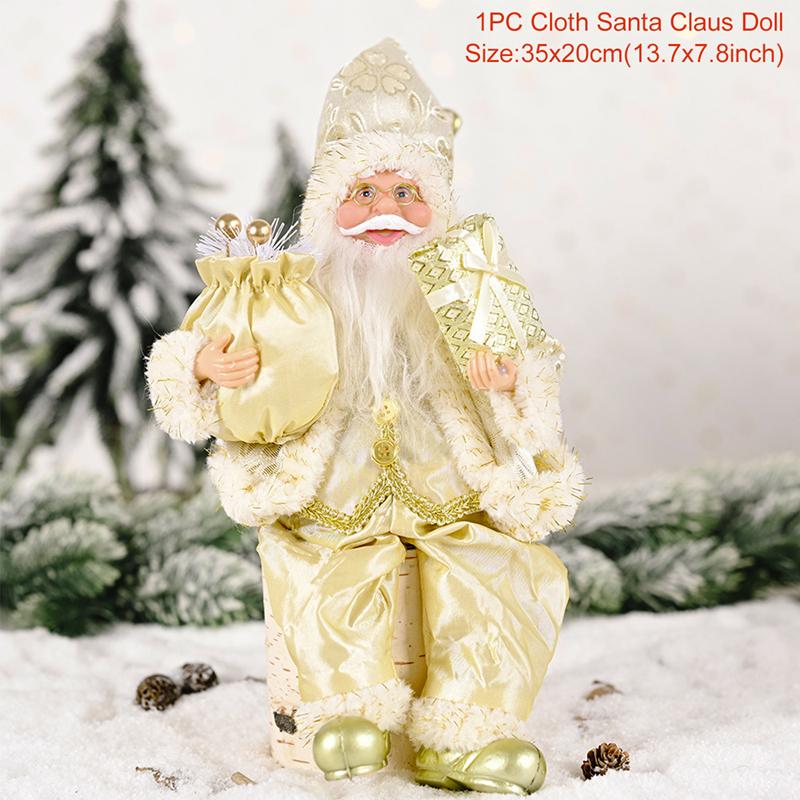 

Санта-Клаус кукла Рождественские украшения Веселые рождественские украшения для дома Рождественский декор стола 2024 Navidad Natal Подарки Новый год 2024