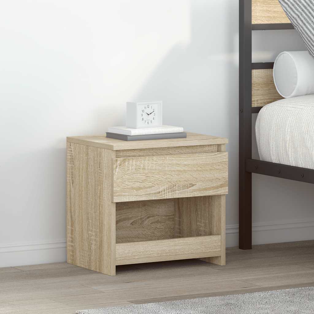 Nightstand Sonoma Oak 40 x 30 x 39 cm Engineered Wood
