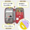LIHIT LAB Slim Pen Case, Business Style, Adult Gadget, Compact Pen Case, Black A7687-24