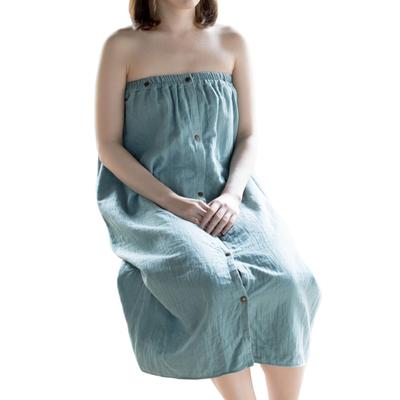 Transparan Japanese Wrap Towel for Premium Wrapped Senshu Towel Adults, Gauze, Towel, Quick-Drying, Thin, 100% Cotton, (Blue Green)