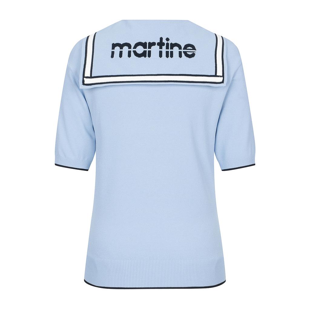 MARTINE GOLF Martine Sailor Collar Knit_S/Blue
